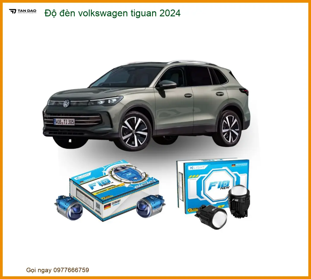 Độ đèn Volkswagen Tiguan 2024 - Trung Tâm Độ Đèn Chính Hãng TPHCM