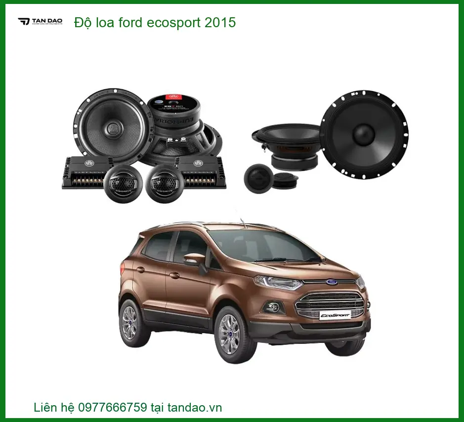 Nâng Cấp Độ Loa Ô Tô Ford Ecosport 2015 - Địa Chỉ Lắp Đặt Uy Tín TPHCM