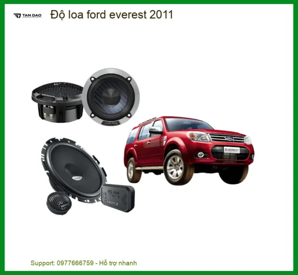 Độ Loa Ford Everest 2011 Chính Hãng - Nâng Cấp Hệ Thống Âm Thanh Đẳng Cấp