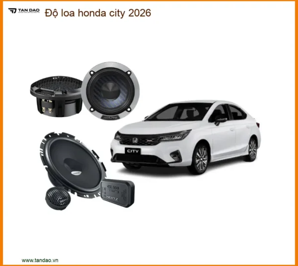 Dịch Vụ Độ Loa Honda City Cao Cấp - Trung Tâm Nâng Cấp Âm Thanh Uy Tín TPHCM