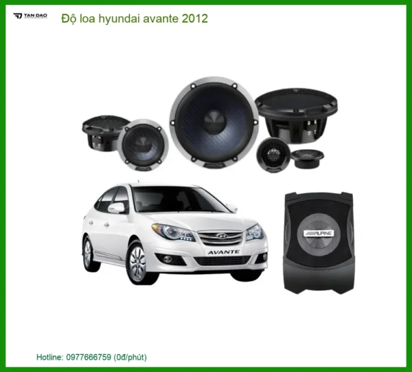 Nâng Cấp Hệ Thống Loa Hyundai Avante 2012 - Địa Chỉ Độ Âm Thanh Xe Hơi Uy Tín TPHCM