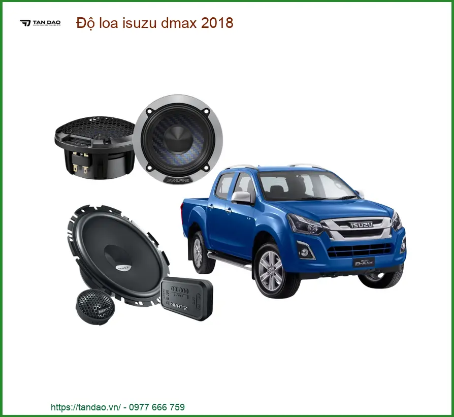 Dịch Vụ Độ Loa Isuzu Dmax 2018 - Trung Tâm Lắp Đặt Chính Hãng Giá Tốt TPHCM
