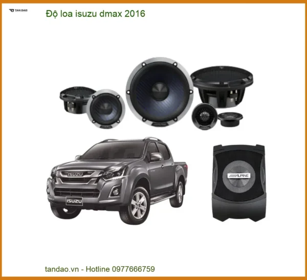 Độ Loa Isuzu D-max 2016 - Nâng Cấp Hệ Thống Âm Thanh Chuyên Nghiệp