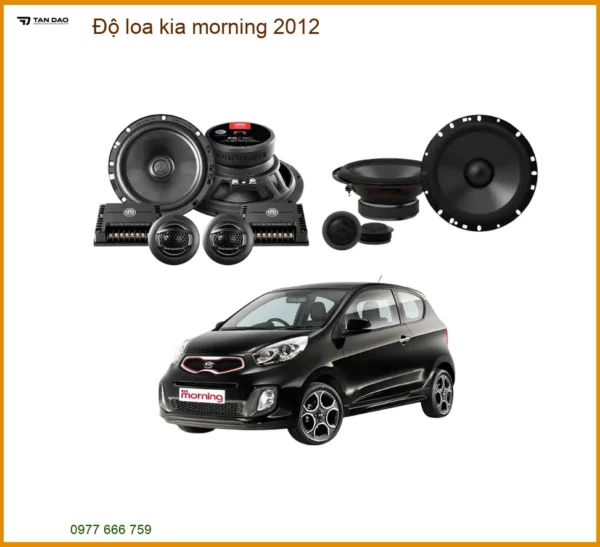 Độ Loa Kia Morning 2012 - Nâng Cấp Hệ Thống Âm Thanh Hay, Zin Xe