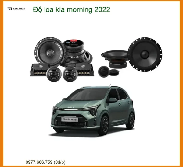 Độ Loa Kia Morning 2022 - Nâng Cấp Hệ Thống Âm Thanh Chuyên Nghiệp