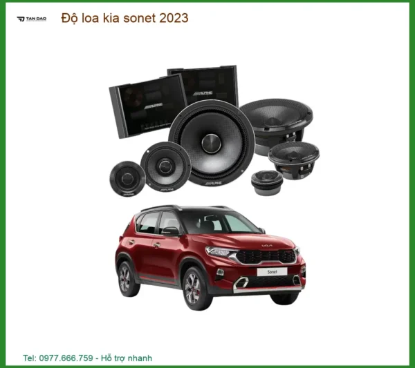 Độ Loa Kia Sonet 2023 Chính Hãng – Nâng Cấp Hệ Thống Âm Thanh Đẳng Cấp