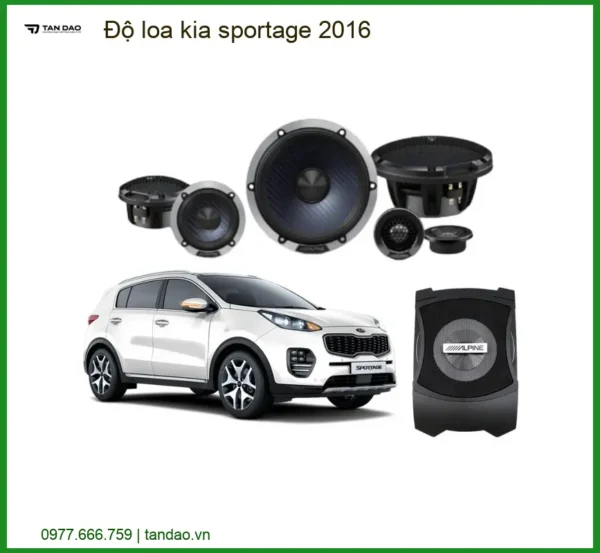 Nâng Cấp, Độ Loa Kia Sportage 2016 Chính Hãng - Âm Thanh Sống Động