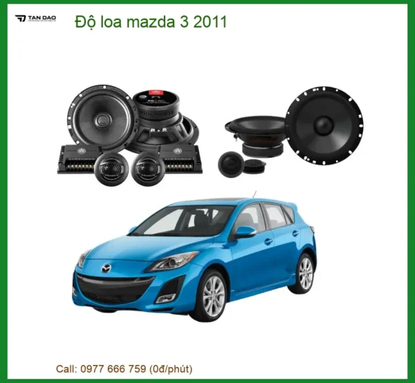 Độ Loa Mazda 3 2011 - Địa Chỉ Lắp Đặt Độ Loa Ô Tô Chính Hãng TPHCM
