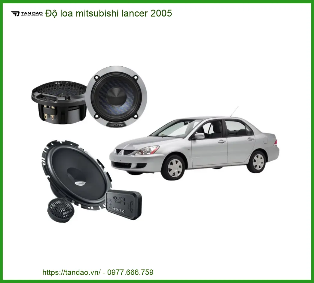 Độ Loa Âm Thanh Mitsubishi Lancer 2005 - Địa Chỉ Nâng Cấp Uy Tín TPHCM