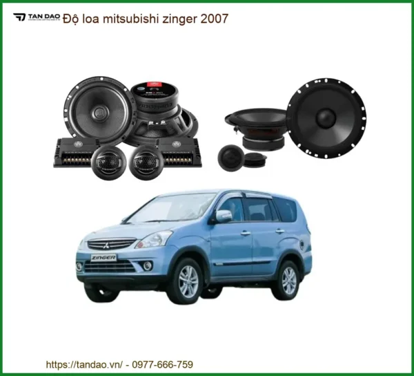 Độ Loa Ô Tô Mitsubishi Zinger 2007 - Trung Tâm Nâng Cấp Chính Hãng TPHCM