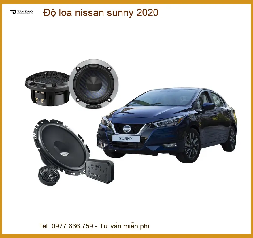 Hệ Thống Âm Thanh Độ Loa Nissan Sunny 2020 - Trung Tâm Nâng Cấp Uy Tín TPHCM