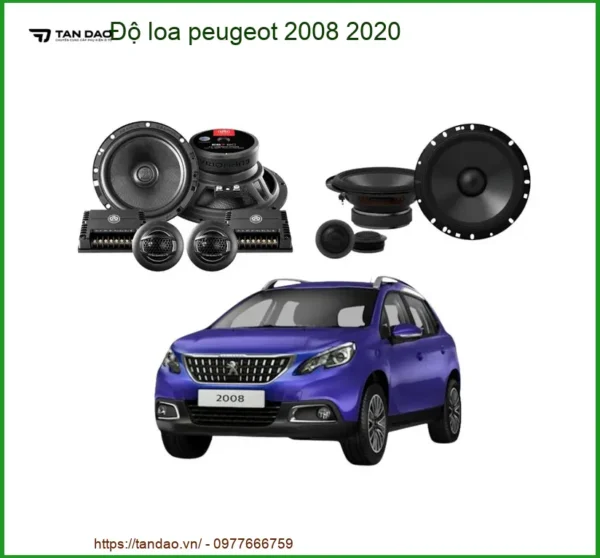 Nâng Cấp Âm Thanh Loa Peugeot 2008 2020 - Địa Chỉ Lắp Đặt Uy Tín TPHCM