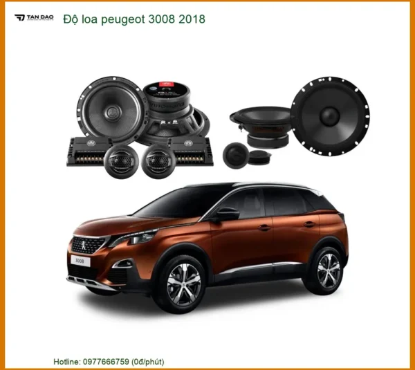 Độ loa Peugeot 3008 2018 - Trung Tâm Chuyên Nâng Cấp Loa Uy Tín TPHCM