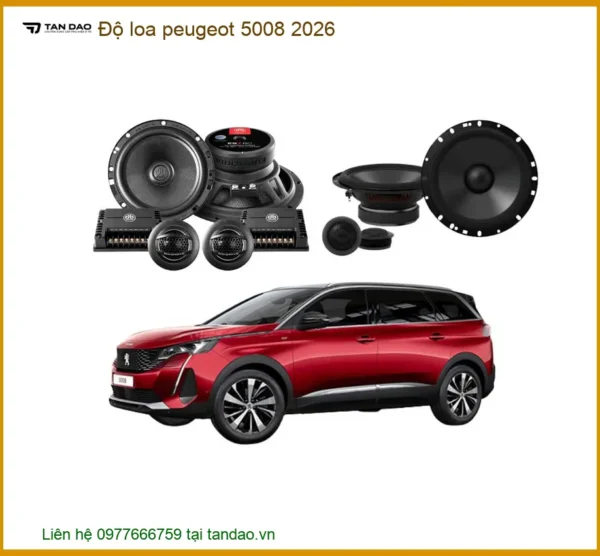 Độ Loa Cao Cấp Peugeot 5008 - Trung Tâm Lắp Đặt Uy Tín Chính Hãng TPHCM
