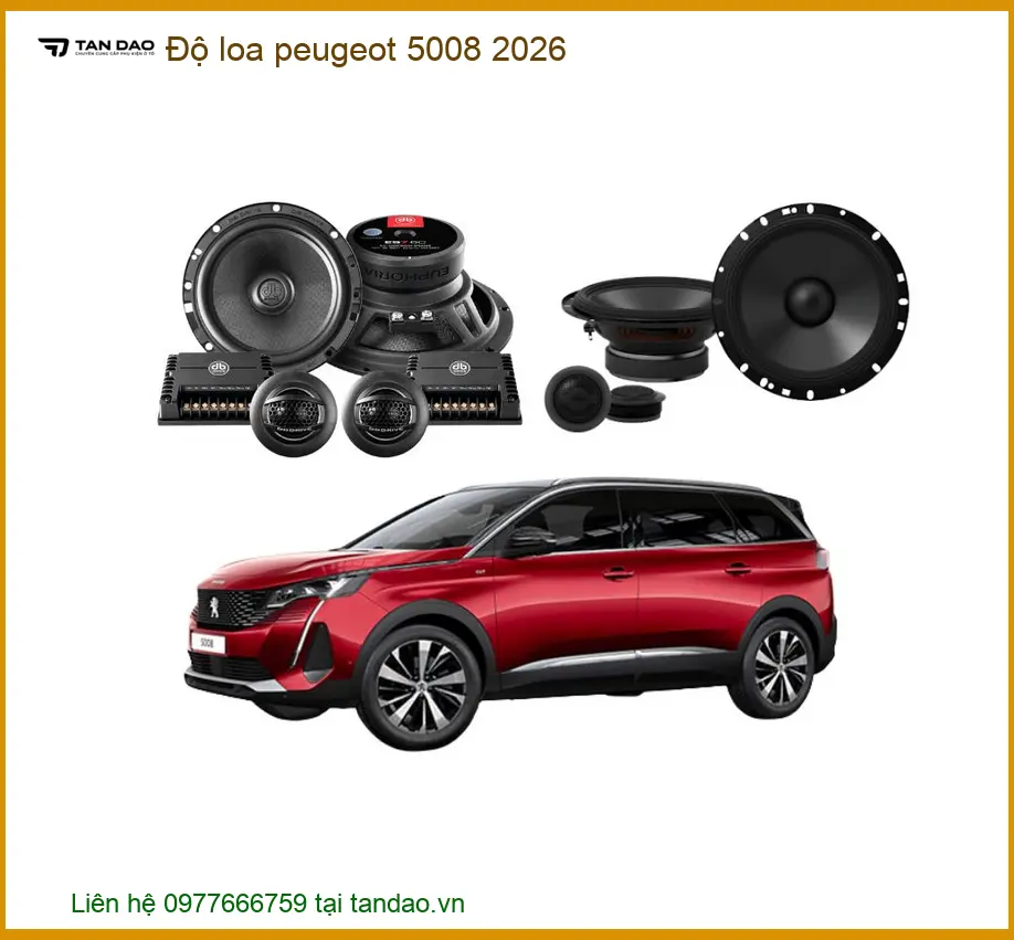Độ Loa Cao Cấp Peugeot 5008 - Trung Tâm Lắp Đặt Uy Tín Chính Hãng TPHCM