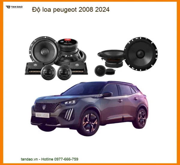 Độ Loa Peugeot 2008 2024 - Nâng Cấp Hệ Thống Âm Thanh Đẳng Cấp