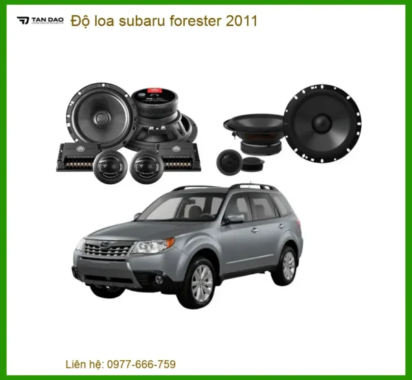 Độ Loa Sub Gầm Ghế Subaru Forester 2011 - Địa Chỉ Lắp Đặt Uy Tín TPHCM