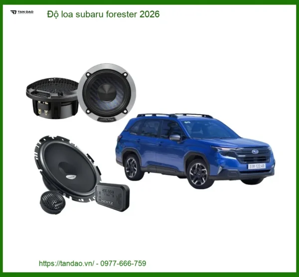 Độ Loa Subaru Forester 2026 Nâng Cấp Âm Thanh Đẳng Cấp Tại Thành Phát Auto