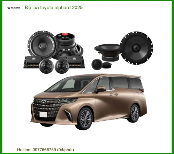 Nâng Cấp, Độ Loa Toyota Alphard 2025 – Giải Pháp Âm Thanh Đỉnh Cao Tại Thành Phát Auto