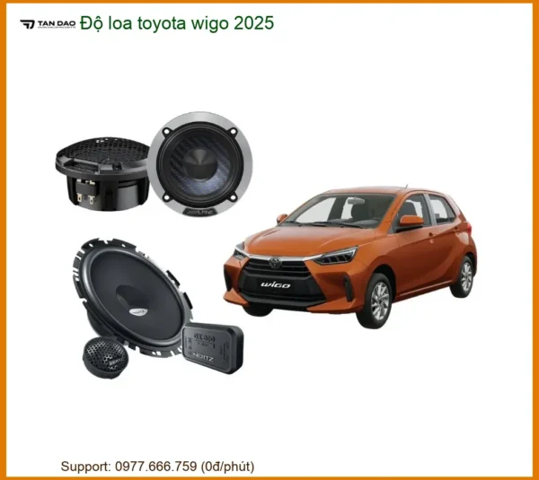 Độ Loa Ô Tô Toyota Wigo 2025 - Địa Chỉ Gắn Loa Ô Tô Uy Tín TPHCM