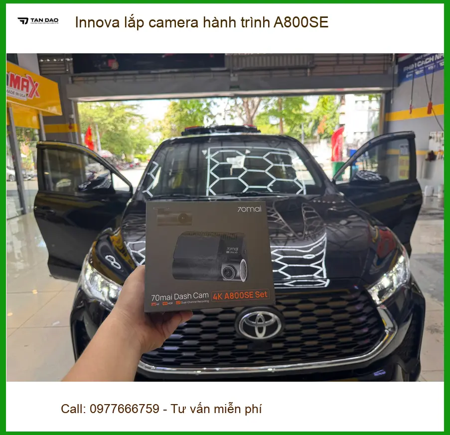 Anh Duy lắp camera hành trình A800SE Innova tại Quận Thủ Đức an toàn ảnh thực tế 2