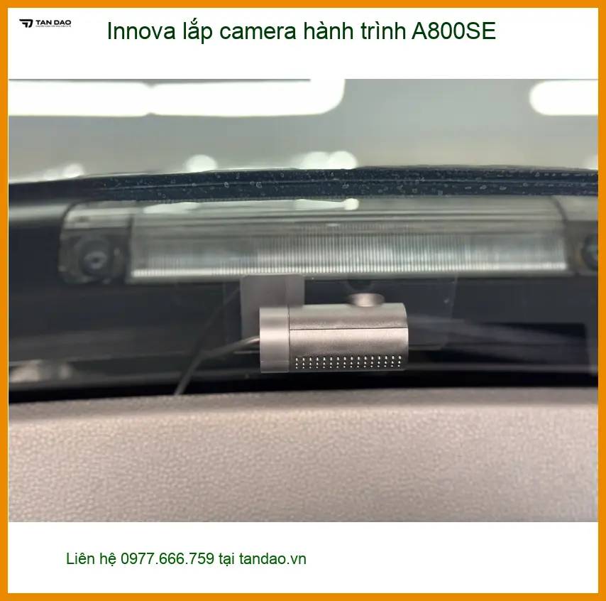 Anh Thiên lắp camera hành trình A800SE Innova Quận Bình Chánh ảnh thực tế 2