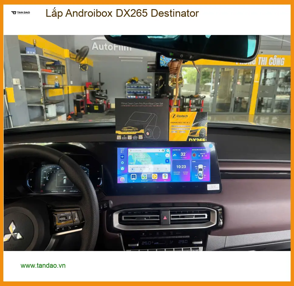 Chị Minh Thư lắp Androibox DX265 Destinator cho Hyundai Kona Quận 12 ảnh thực tế 3