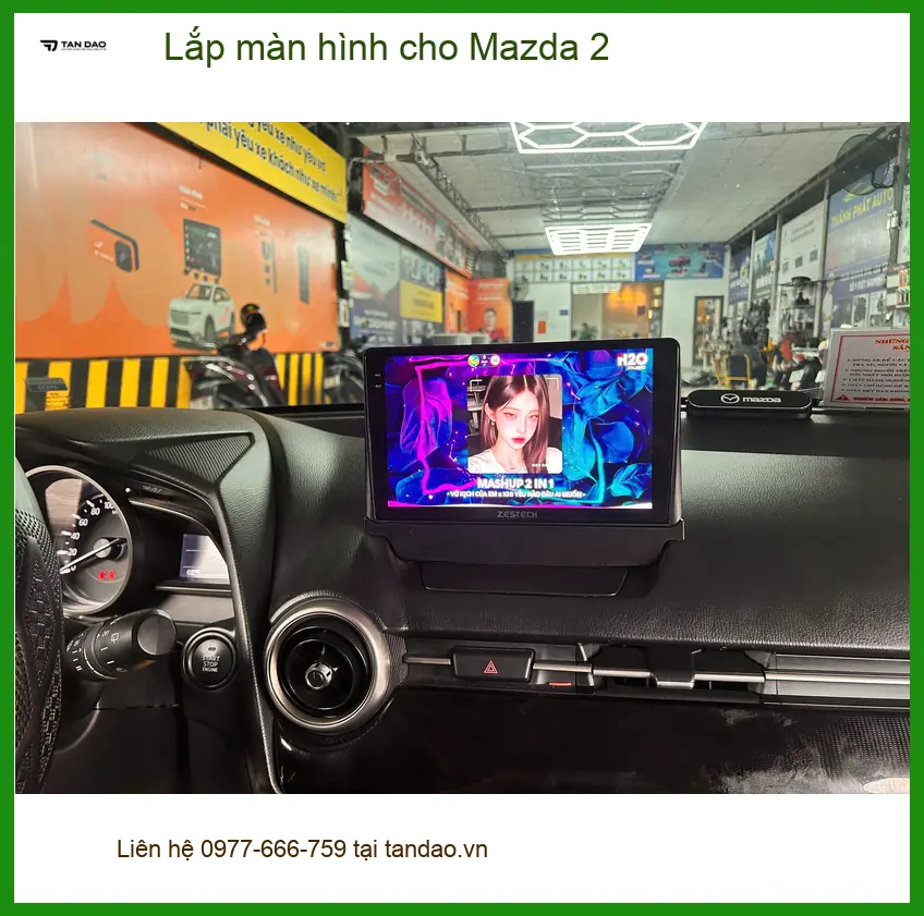 Chú Tấn lắp màn hình cho Mazda 2 tại Quận 2 để nâng tầm giải trí ảnh thực tế 4