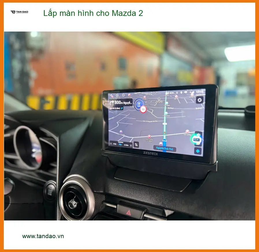Chú Tấn lắp màn hình cho Mazda 2 tại Quận 2 để nâng tầm giải trí ảnh thực tế 5