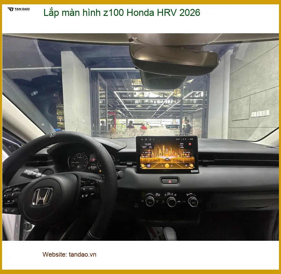 Anh Nhật lắp màn hình Z100 Honda HRV 2026 tại Thủ Đức để nâng cấp xe ảnh thực tế 4