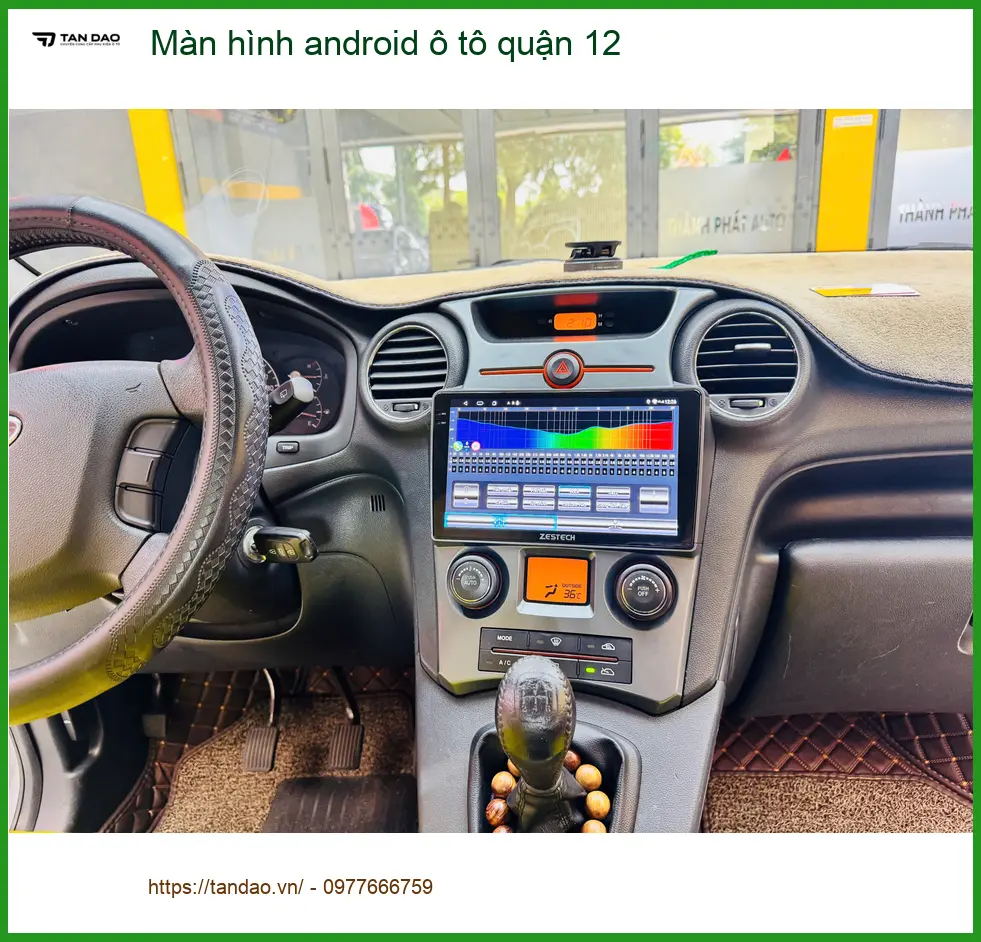 Dịch Vụ Gắn Màn Hình Android Ô Tô Tại Quận 12 - Gắn Nhanh Trong Ngày ảnh thực tế 2