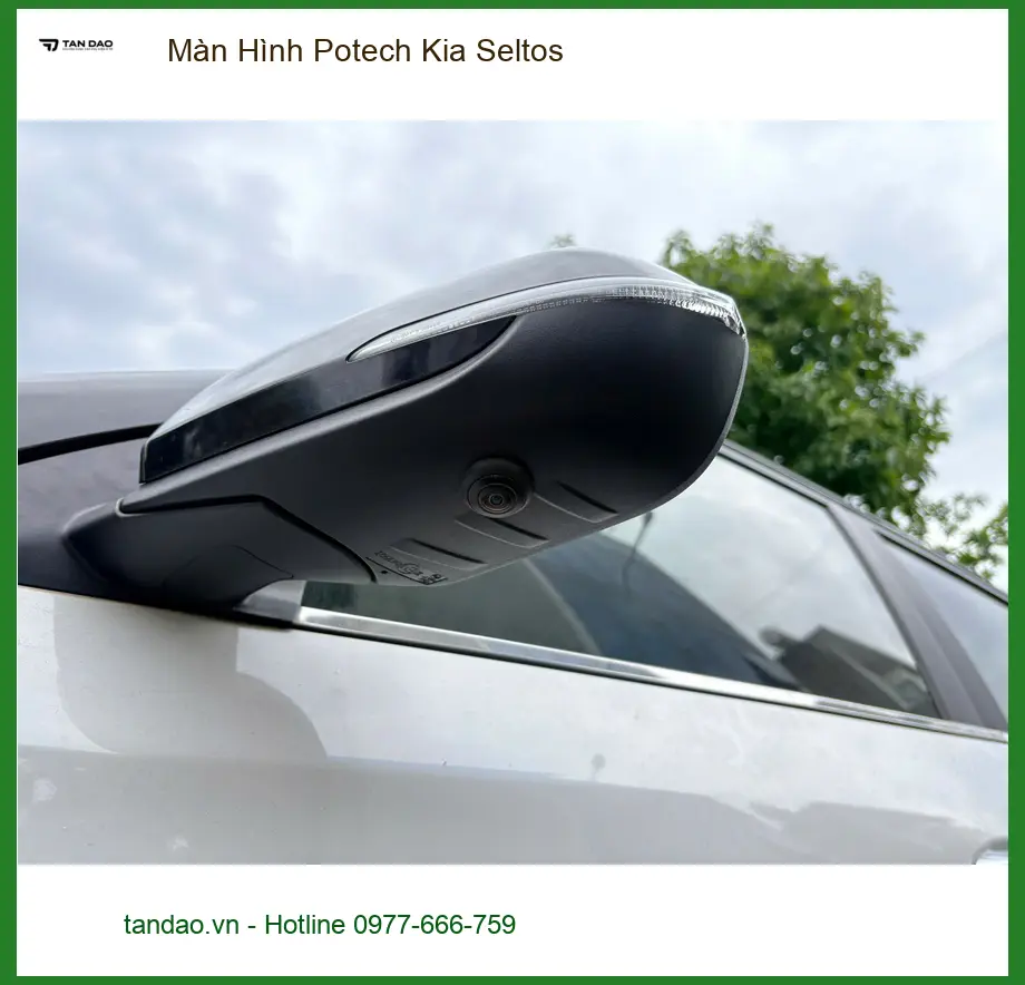 Chị Thảo lắp Màn Hình Potech cho Kia Seltos tại Quận 12 để trải nghiệm lái xe thêm tiện nghi ảnh thực tế 3