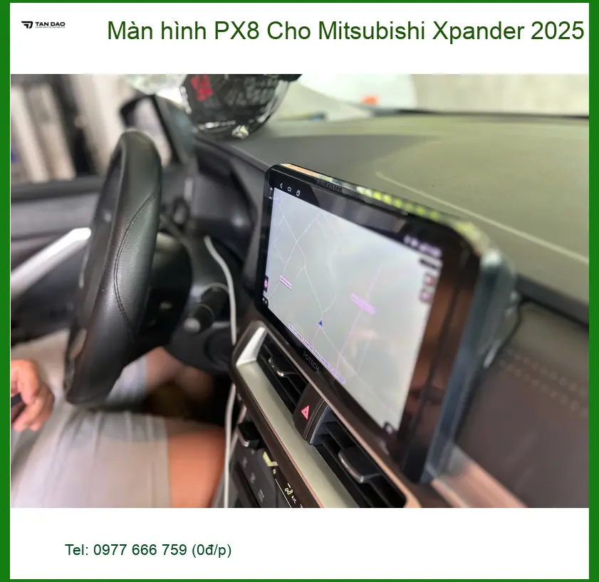 Anh Lâm lắp Màn hình PX8 cho Mitsubishi Xpander 2025 tại Quận 11 vì màn hình zin không còn đáp ứng. ảnh thực tế 3