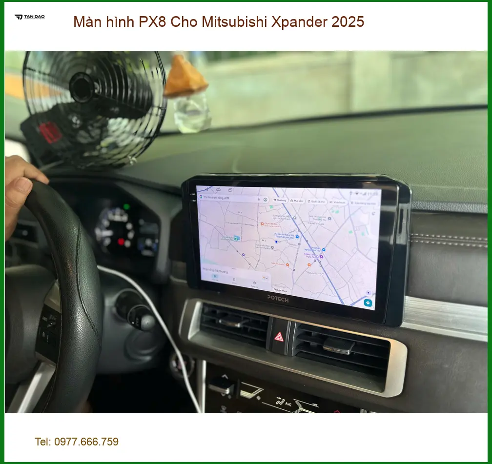 Anh Lâm lắp Màn hình PX8 cho Mitsubishi Xpander 2025 tại Quận 11 vì màn hình zin không còn đáp ứng. ảnh thực tế 4