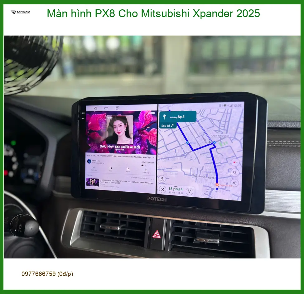Anh An lắp Màn hình PX8 cho Xpander 2025 tại Quận 5 nâng cấp tiện ích lái ảnh thực tế 4
