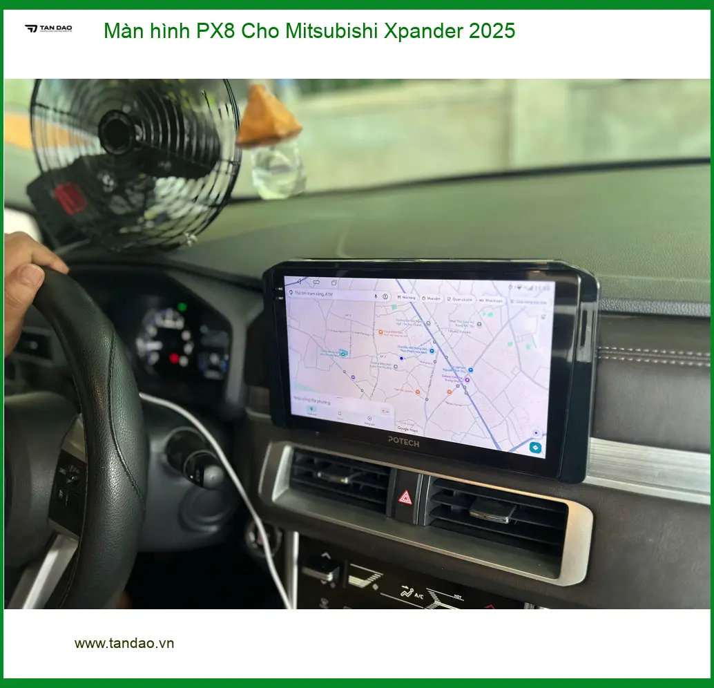 Anh Tùng nâng cấp màn hình PX8 Mitsubishi Xpander 2025 tại Quận 12
