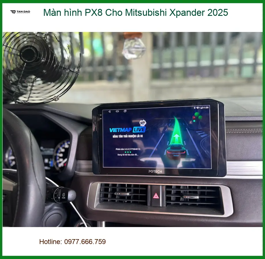 Anh Tùng nâng cấp màn hình PX8 Mitsubishi Xpander 2025 tại Quận 12 ảnh thực tế 4