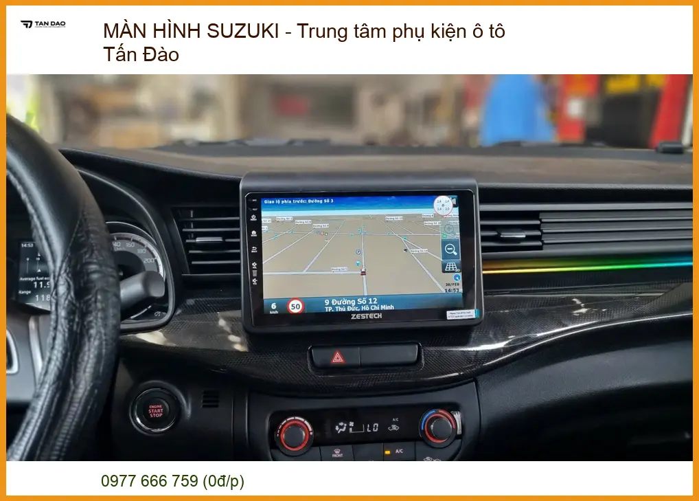 Nâng Tầm Trải Nghiệm Lái Với Màn Hình Android Suzuki Chính Hãng Tại Tấn Đào Auto