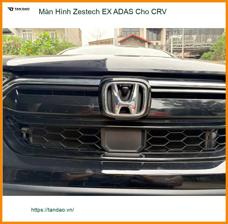 Chú Tiến lắp Màn Hình Zestech EX ADAS cho CRV ở Quận 2 vì màn zin quá cũ, hay đơ ảnh thực tế 3