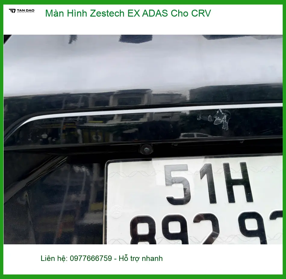 Chú Tiến lắp Màn Hình Zestech EX ADAS cho CRV ở Quận 2 vì màn zin quá cũ, hay đơ ảnh thực tế 4