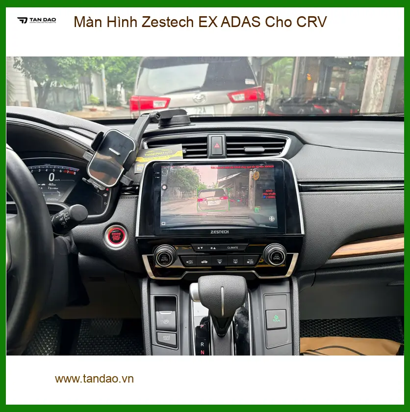 Anh Hoàng lắp Màn Hình Zestech EX ADAS CRV Quận Thủ Đức để trải nghiệm tốt hơn ảnh thực tế 5