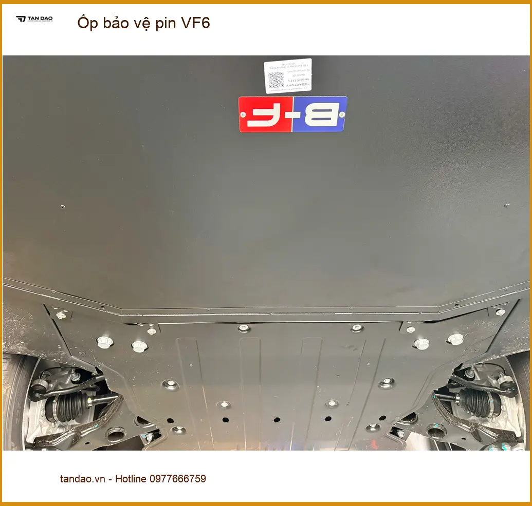 Anh Tấn lắp Ốp bảo vệ pin VF6 tại Quận 2 để bảo vệ an toàn cho xe ảnh thực tế 5