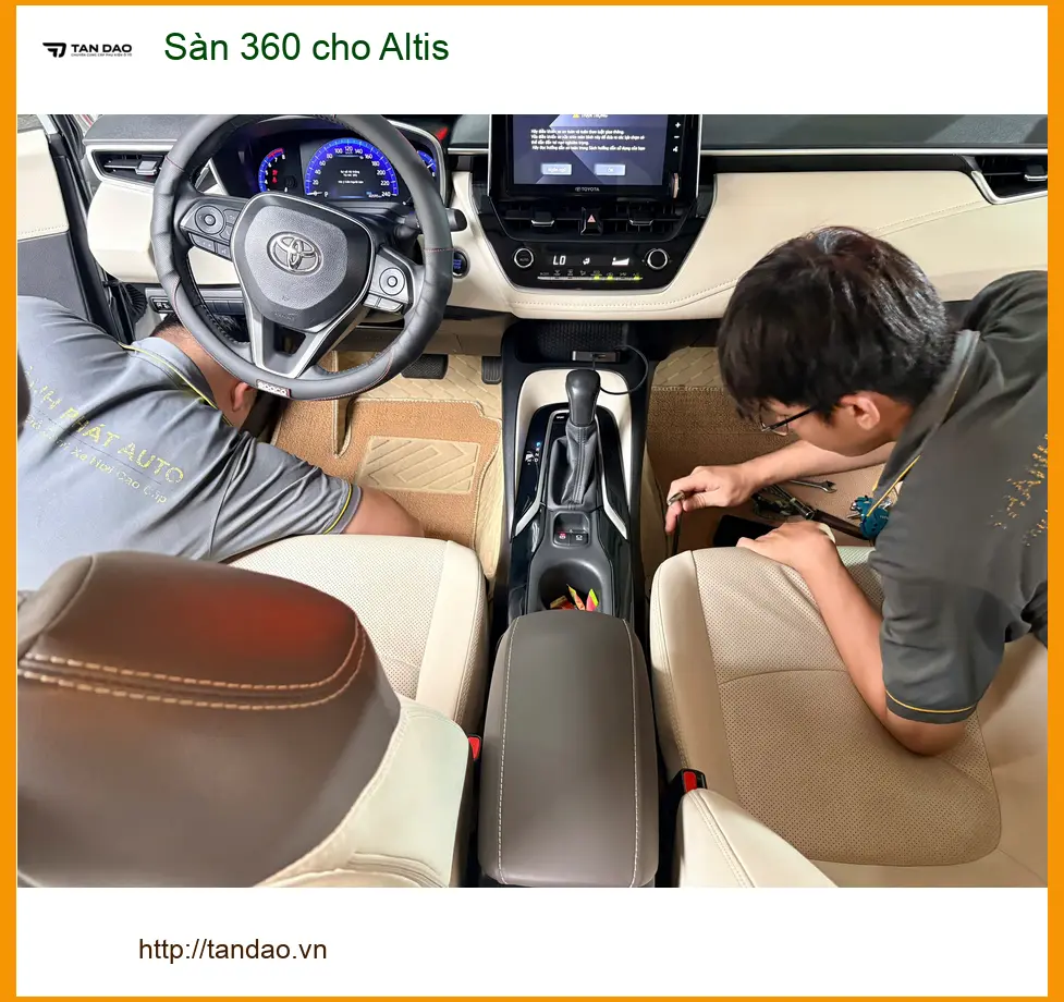 Anh Khải lắp camera 360 cho Toyota Altis tại Cần Giờ để dễ dàng đậu xe trong hẻm nhỏ ảnh thực tế 2