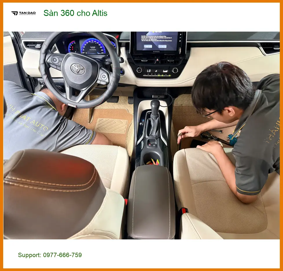 Anh Trường lắp Camera 360 cho Toyota Altis tại Bình Chánh để an tâm hơn ảnh thực tế 3