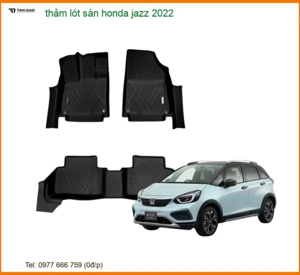 Thảm Lót Sàn Honda Jazz 2022 - Trung Tâm Lắp Đặt Chính Hãng Giá Tốt TPHCM