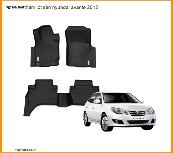 Thảm Lót Sàn Ô Tô Hyundai Avante 2012 Cao Cấp - Địa Chỉ Lắp Đặt Uy Tín TPHCM