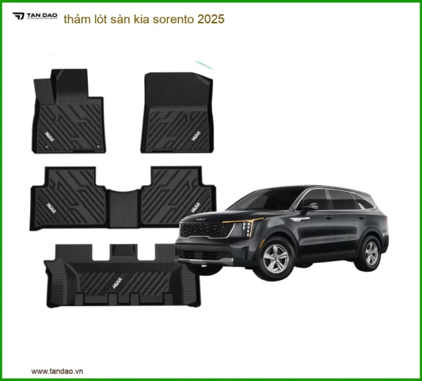 Thảm Lót Sàn Kia Sorento - Địa Chỉ Lắp Đặt Thảm Lót Sàn Uy Tín TPHCM
