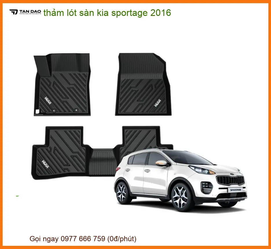 Thảm Lót Sàn Kia Sportage 2016 - Nơi Gắn Chính Hãng Giá Tốt Nhất TPHCM