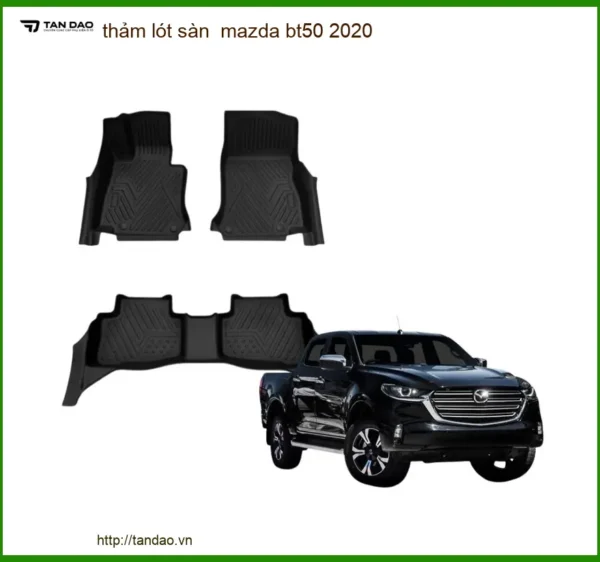 Thảm Lót Sàn Cao Cấp Mazda BT50 2020 - Trung Tâm Lắp Đặt Chính Hãng TPHCM