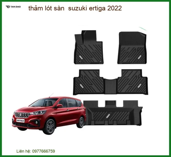 Thảm Lót Sàn Suzuki Ertiga 2022 Cao Cấp - Bảo Vệ Nội Thất Hoàn Hảo